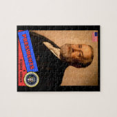 Benjamin Harrison Baseball Card Puzzle (Horizontal)