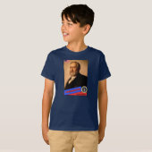 Benjamin Harrison Baseball Card T-Shirt (Vorne ganz)