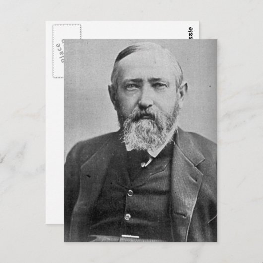 Benjamin Harrison Postkarte (Vorne/Hinten)
