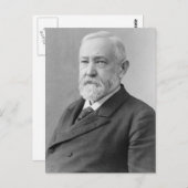 Benjamin Harrison Postkarte (Vorne/Hinten)