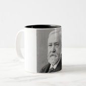 Benjamin Harrison Zweifarbige Tasse (Vorderseite Links)
