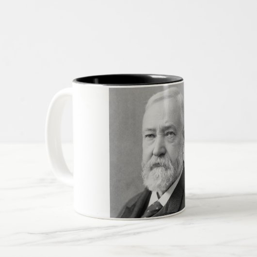 Benjamin Harrison Zweifarbige Tasse (Vorderseite Links)