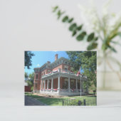 Benjamin Harrisons Zuhause Postkarte (Stehend Vorderseite)