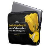 Benjamin Haydon inspirierendes Zitat "Grundsatz" Laptopschutzhülle (Vorderseite Links)