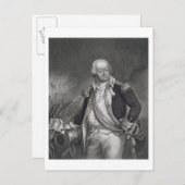 Benjamin Lincoln (1733-1810) (Gravieren) Postkarte (Vorne/Hinten)