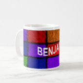 BENJAMIN (männliche Namen) Kaffeetasse (Vorderseite Links)
