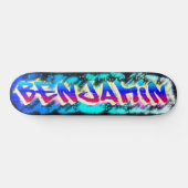 BENJAMIN Maßgeschneidertes Graffiti-Skateboard Skateboard (Horizontal)