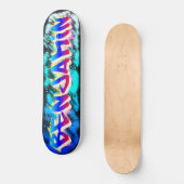 BENJAMIN Maßgeschneidertes Graffiti-Skateboard Skateboard (Vorderseite)