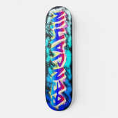 BENJAMIN Maßgeschneidertes Graffiti-Skateboard Skateboard (Vorderseite)
