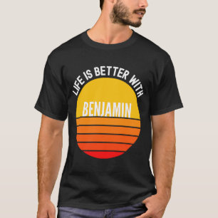 Benjamin mit Benjamin T-Shirt