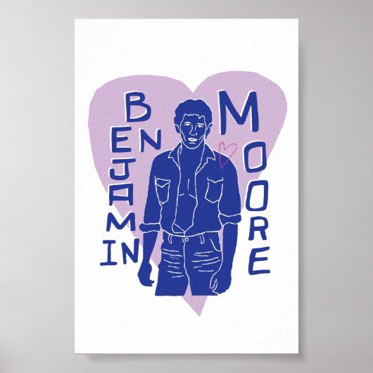 Benjamin Moore Poster (Vorne)