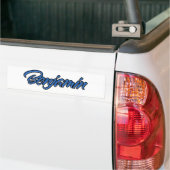 Benjamin Name blue Aufkleber Sticker Autoaufkleber (Auf Lkw)