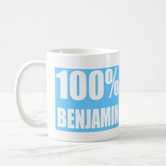 Benjamin Name Kaffeetasse (Links)