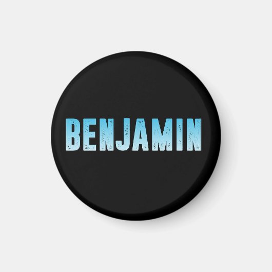 Benjamin Name Magnet (Vorne)