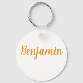 Benjamin name Metal ring keychain Schlüsselanhänger