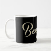 Benjamin Name whitegold Tasse Teetasse Kaffeetasse (Links)