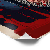 Benjamin-Netanjahu-Rakete Poster (Ecke)