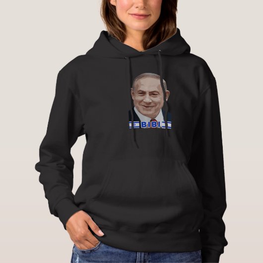 Benjamin Netanyahu Bibi Premierminister des Staat Hoodie (Vorderseite)