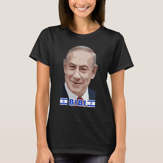 Benjamin Netanyahu Bibi Premierminister des Staate T-Shirt (Vorderseite)