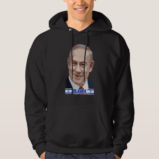 Benjamin Netanyahu Bibi Prime Minister of State Hoodie (Vorderseite)