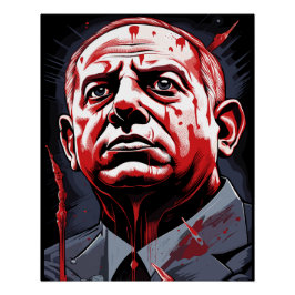 Benjamin Netanyahu Blood Poster