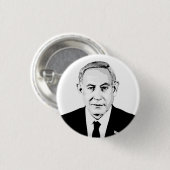 Benjamin Netanyahu Button (Vorne & Hinten)