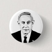 Benjamin Netanyahu Button (Vorderseite)