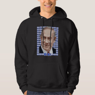 Benjamin-Netanyahu-Porträt  Premierminister von Is Hoodie