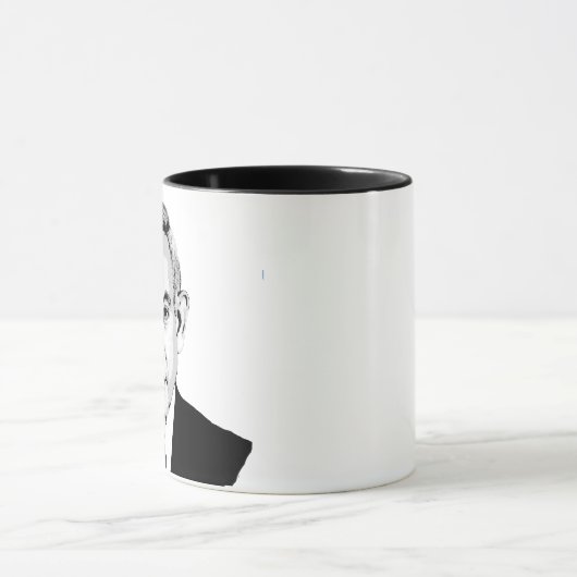 Benjamin Netanyahu Tasse (Zentrum)