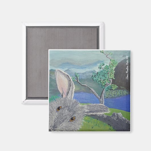 Benjamin P. Rabbit Bunny Magnet (Vorderseite/Rückseite)