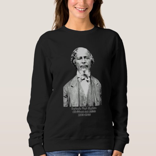 Benjamin Pap Singleton 19. Jahrhundert Afroamerika Sweatshirt (Vorderseite)