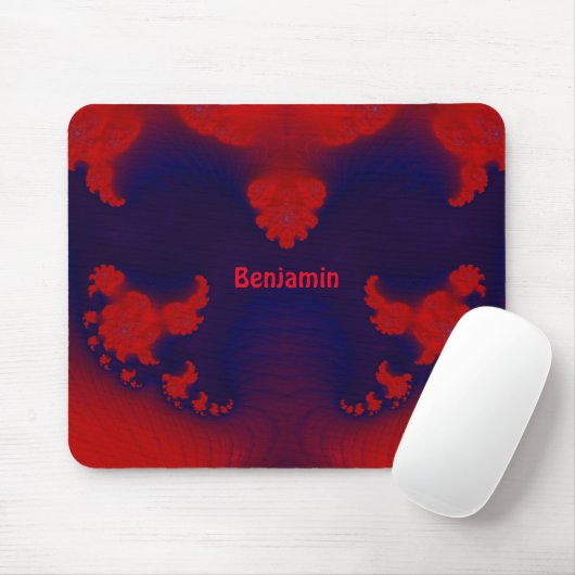 BENJAMIN ~ Rot und Blau Mousepad (Mit Mouse)