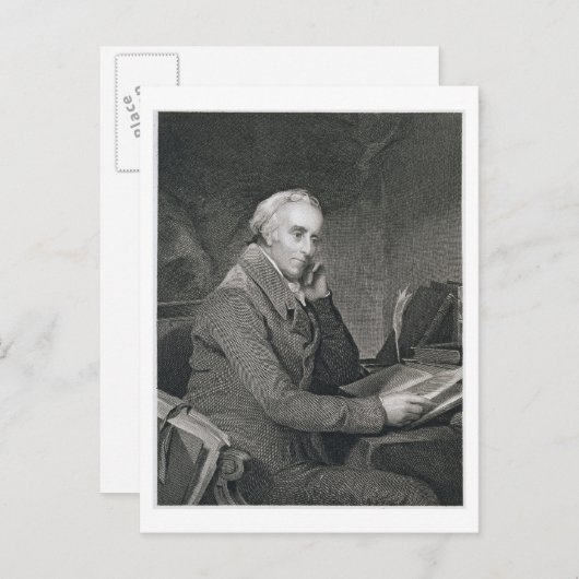 Benjamin Rush, graviert von Richard W. Dodson (181 Postkarte (Vorne/Hinten)