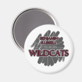 Benjamin Russell Wildcats - Alexander City, AL Magnet (Vorderseite/Rückseite)
