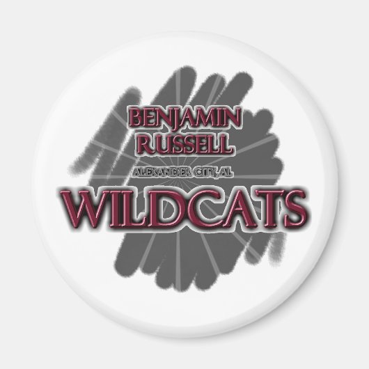 Benjamin Russell Wildcats - Alexander City, AL Magnet (Vorne)
