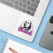 Benjamin Skanklin Aufkleber (Laptop mit iPhone)