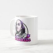 Benjamin Skanklin Kaffeetasse (Vorderseite Links)
