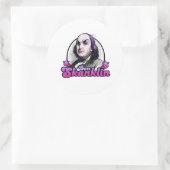 Benjamin Skanklin Runder Aufkleber (Tasche)