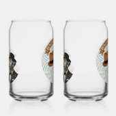 Benjamin und Knöpfe elegante Hunde Glas Konzept de (Links)