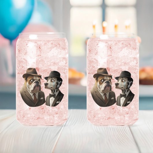 Benjamin und Knöpfe elegante Hunde Glas Konzept de (Insitu (Baby Party))