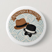 Benjamin und Knöpfe Vintage-Herrenmützen-Ende Button (Vorderseite)