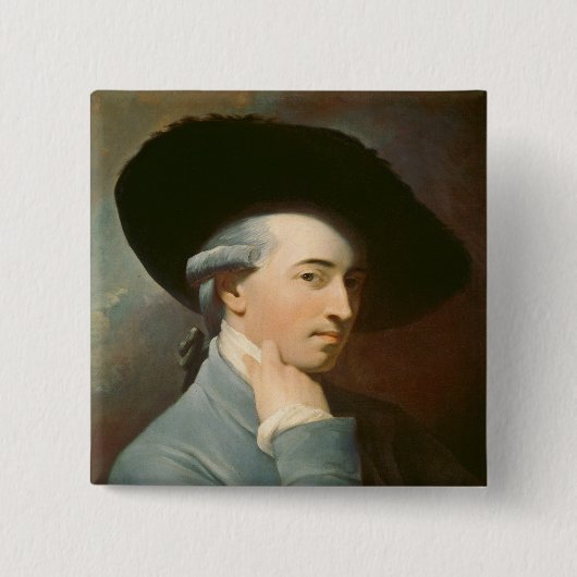 Benjamin West, C. 1776 (Öl auf Leinwand) Button (Vorderseite)