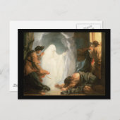Benjamin West Saul und die Hexe von Endor Postkarte (Vorne/Hinten)