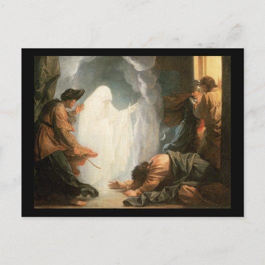 Benjamin West Saul und die Hexe von Endor Postkarte (Vorderseite)