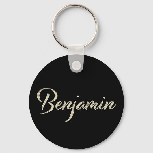 Benjamin whitegold Button Schlüsselger Schlüsselanhänger (Vorderseite)