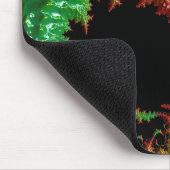 BENJAMIN ~ Zany Hot Red, Yellow, Black and Green Mousepad (Ecke)