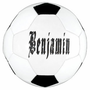 Benjaminname, schwarz, Fußball