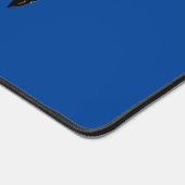 Benjaminname, schwarz, Schreibtischmatte (Ecke)