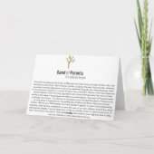 Benjamin's Get Well Balon Card Karte (Rückseite)