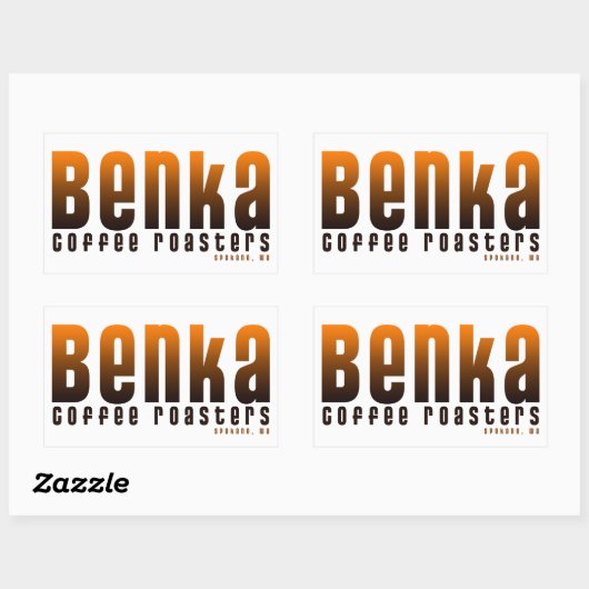 Benka Coffee Roasters Sticker 5x3 (Blatt)